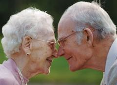 elderly couple